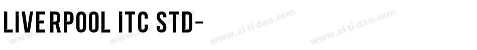 Liverpool ITC Std字体转换